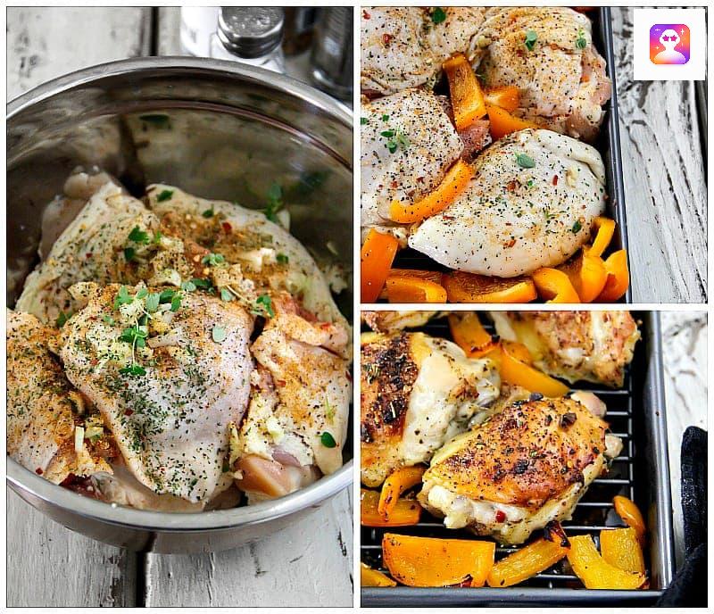 Spanish Chicken over Saffron Rice